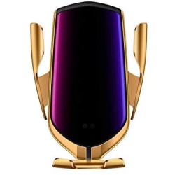 R1 SMART QI WIRELESS AUTO GRIP 5V FAST CHARGING PHONE HOLDER